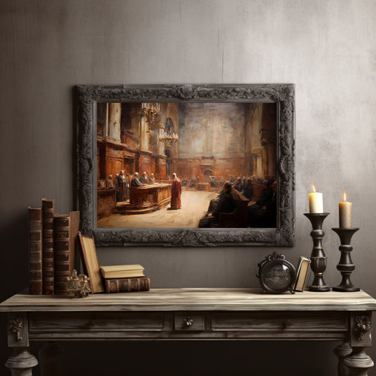 Scholarly Halls Meet Classical Canvas