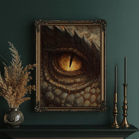 Amber Gaze From Ancient Depths