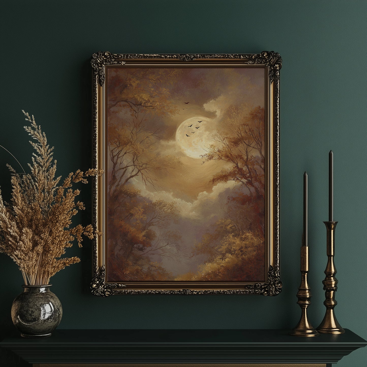 Amber Moon Calls Night Birds