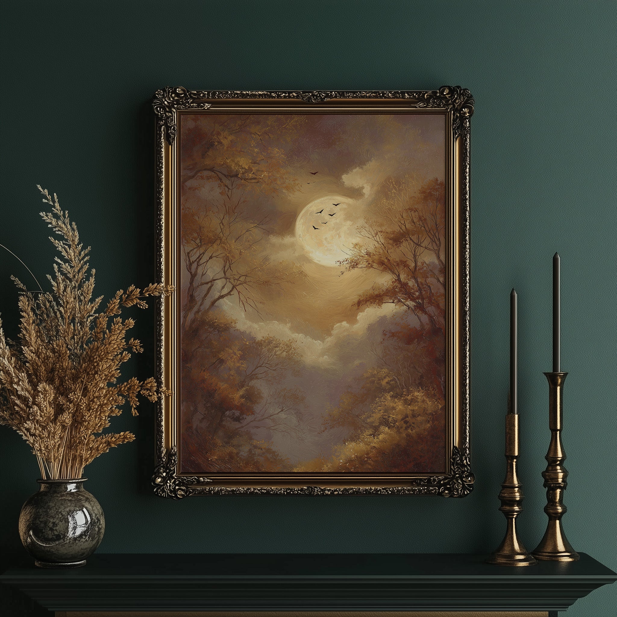 Amber Moon Calls Night Birds