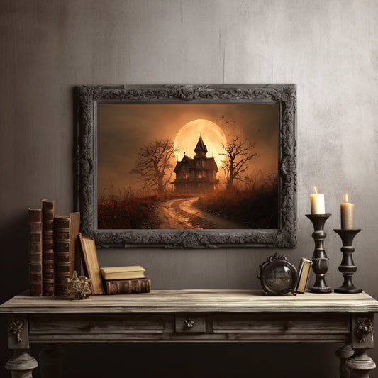 Harvest Moon Haunts Old Road