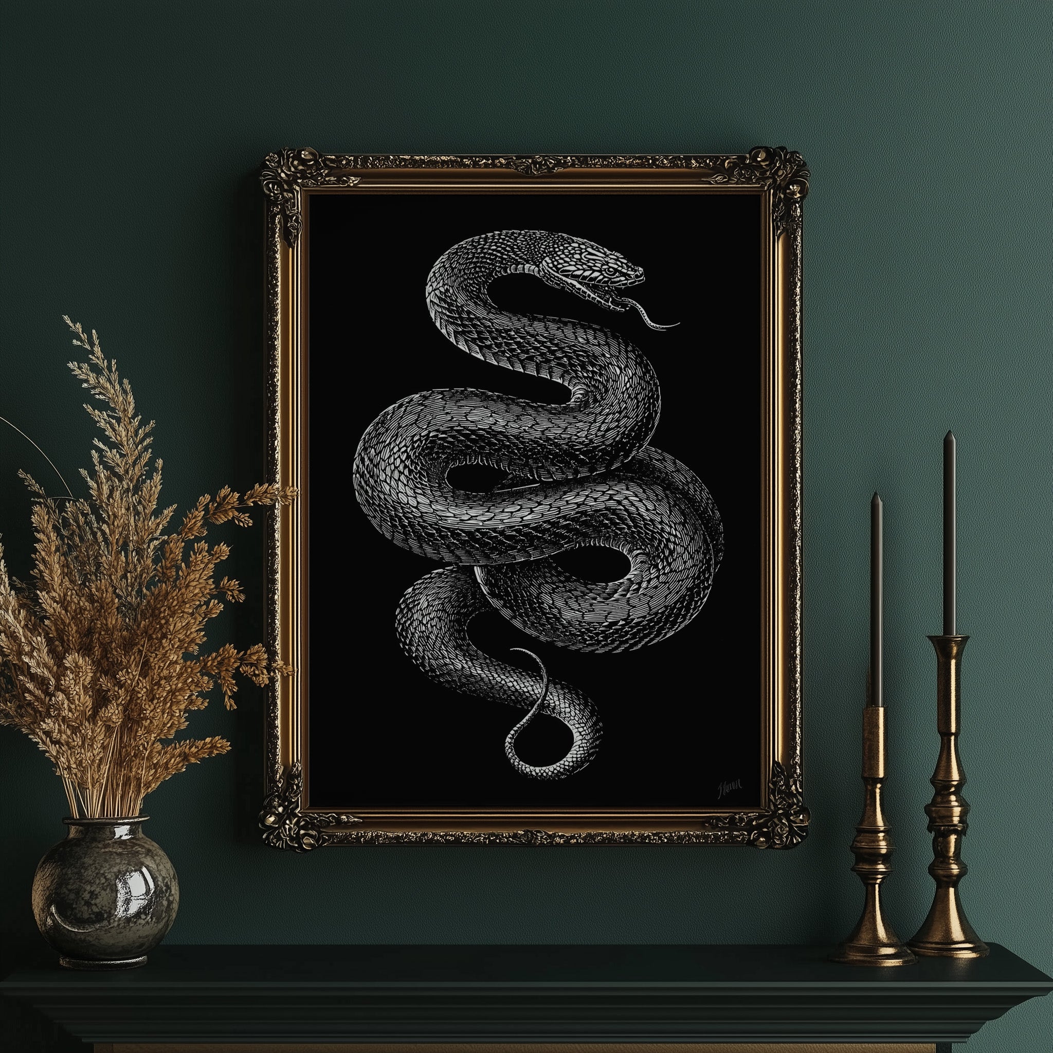 Midnight Scales In Silver Light