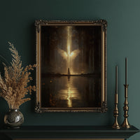 Divine Light Breaks Through Forest