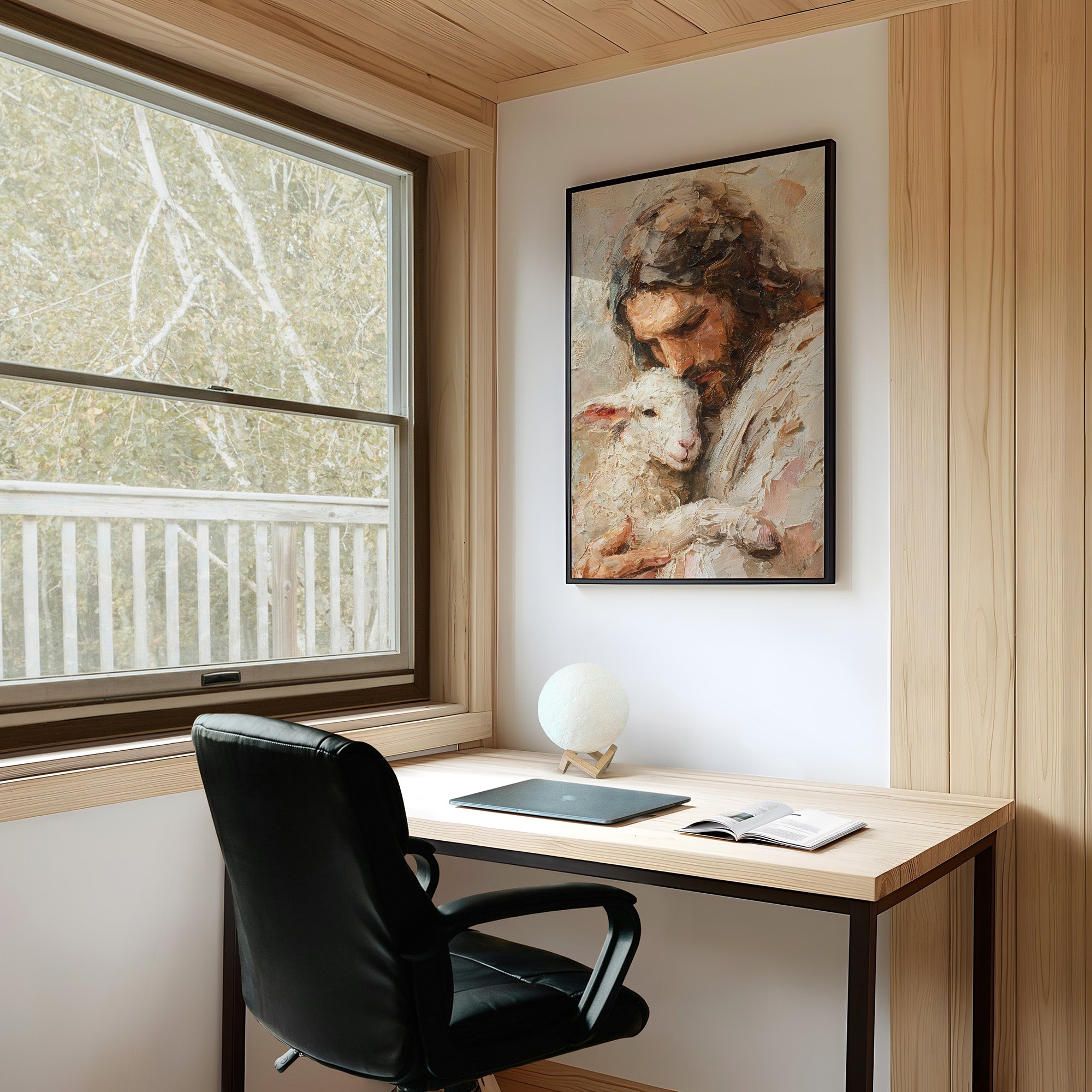 Tender Shepherd Holds The Innocent