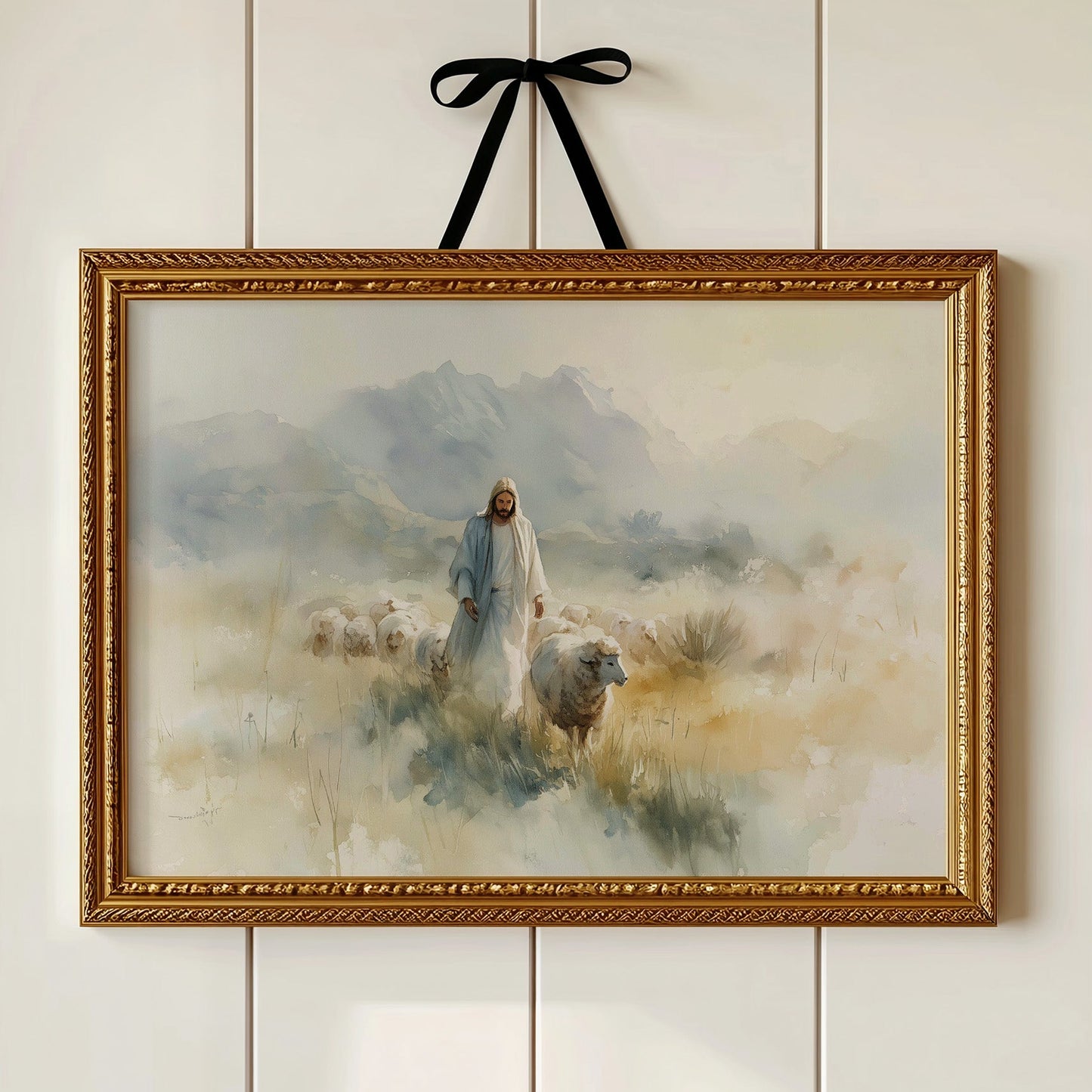 Shepherd Among Misty Mountains