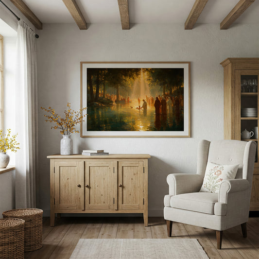 Sacred Waters Bathed In Light