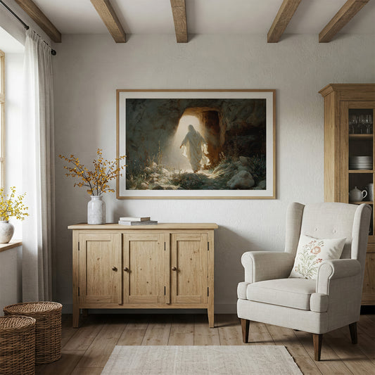 Light Beckons From Stone Passage