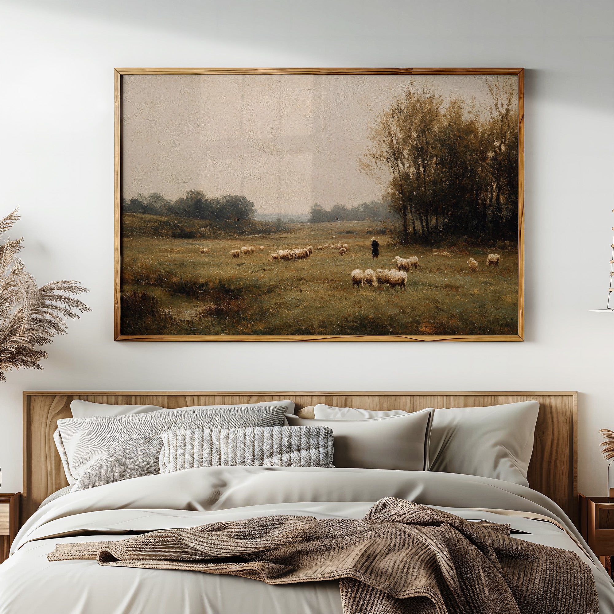 Shepherd's Path Through Autumn Fields