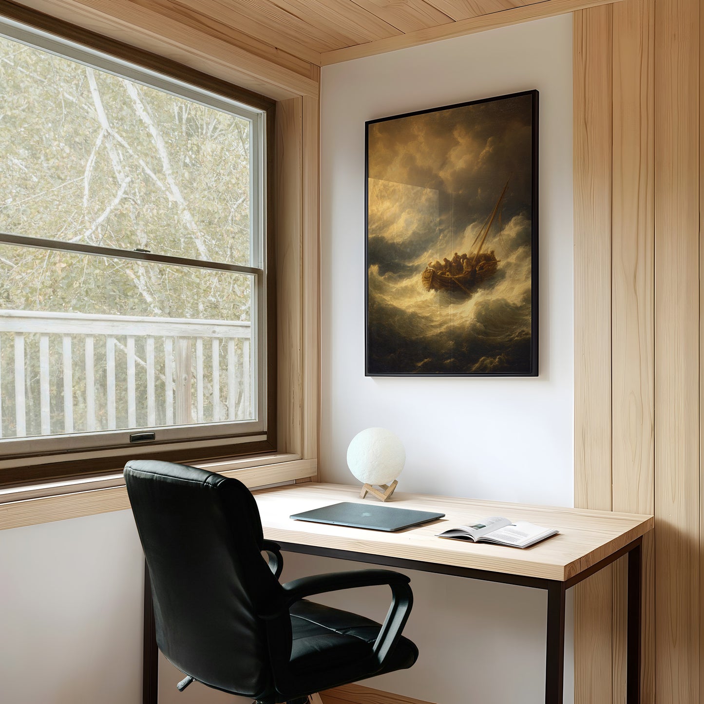 Sailors Brave The Tempest's Fury