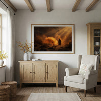 Pilgrim Walks Into Heaven's Fire