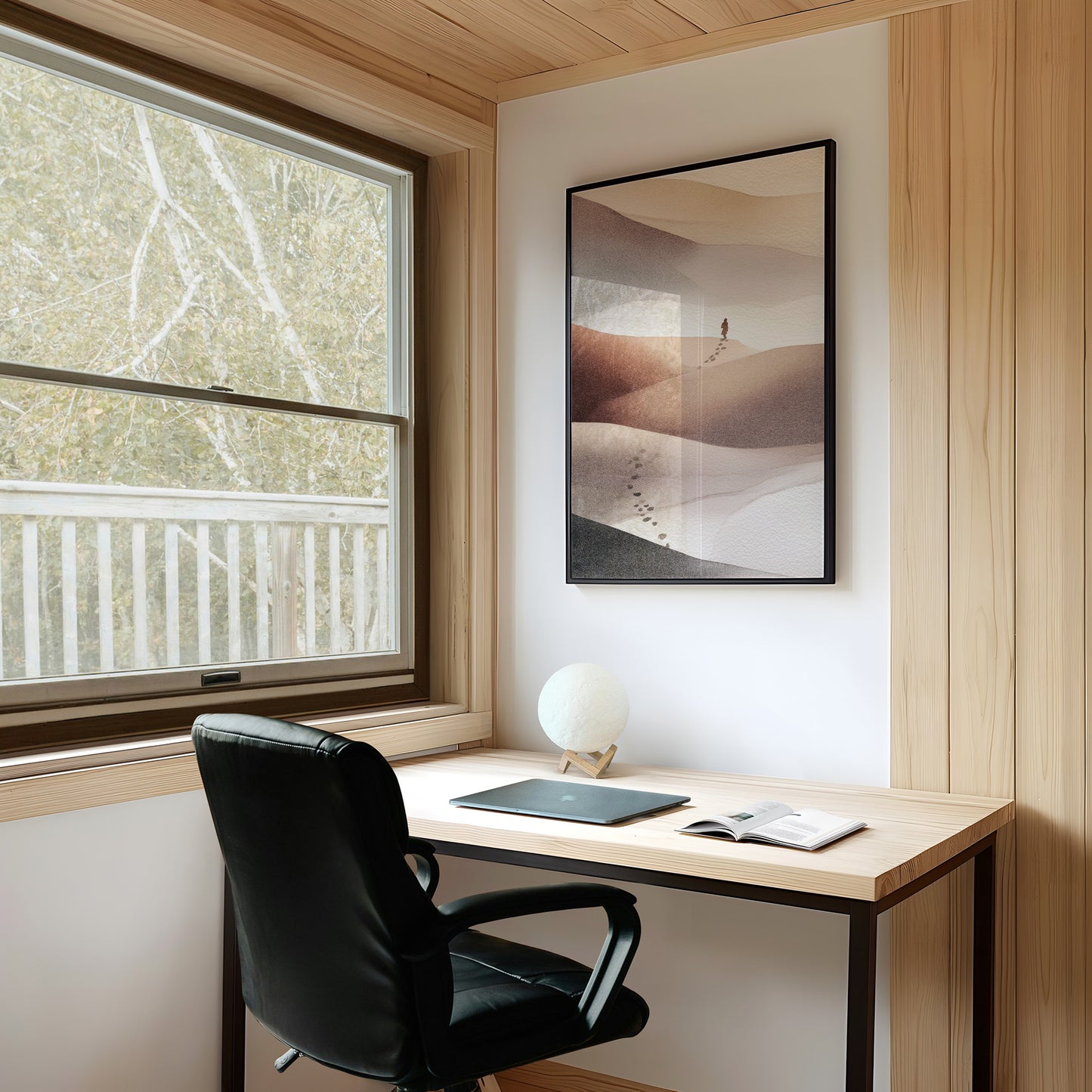 Solitary Journey Through Sand Waves