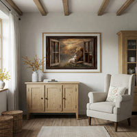 Lion And Lamb Under Heaven's Light