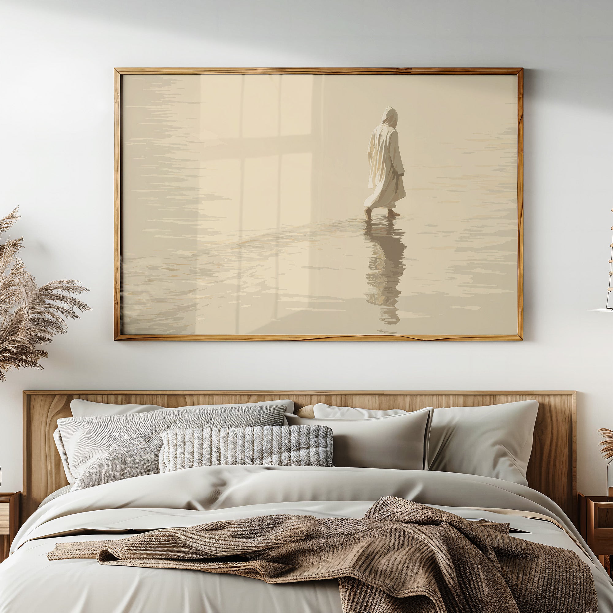 Solitary Path Across Still Waters