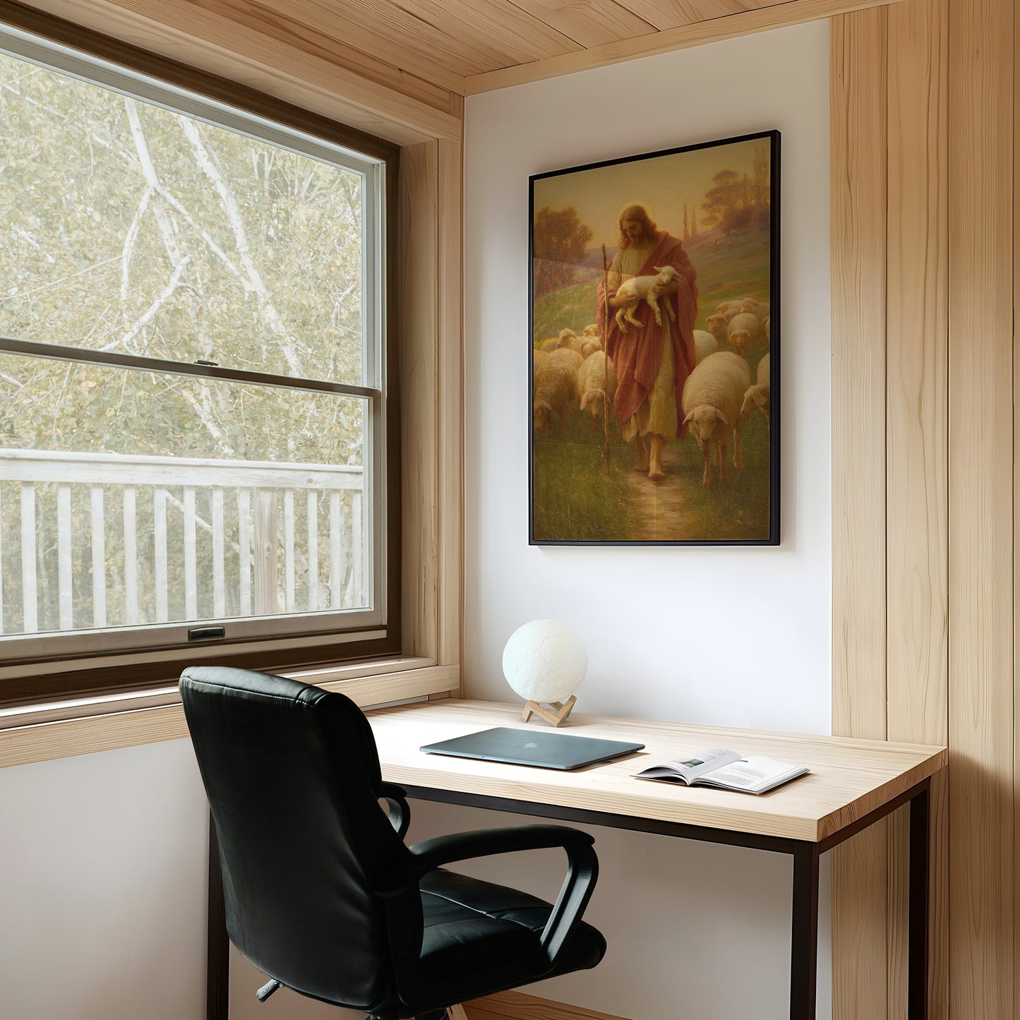 Sacred Pastoral In Golden Light