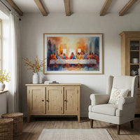 Sunlit Gathering At Ancient Table