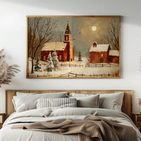 Quiet Village Under Winter Stars