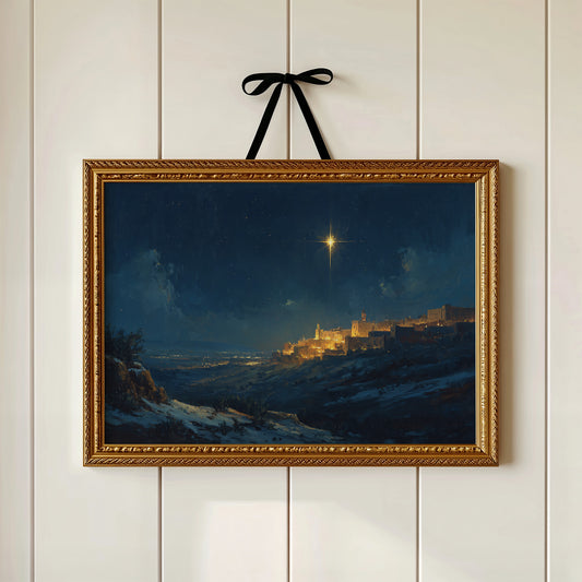 Ancient City Under Celestial Light