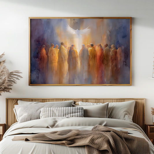 Light Ascends Through Gathered Souls