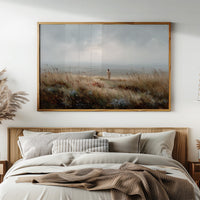 Solitude Calls Across Misty Fields