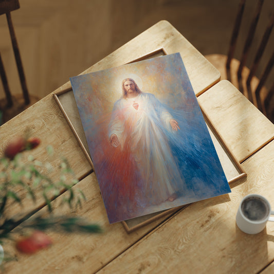 Sacred Light On Wooden Rest