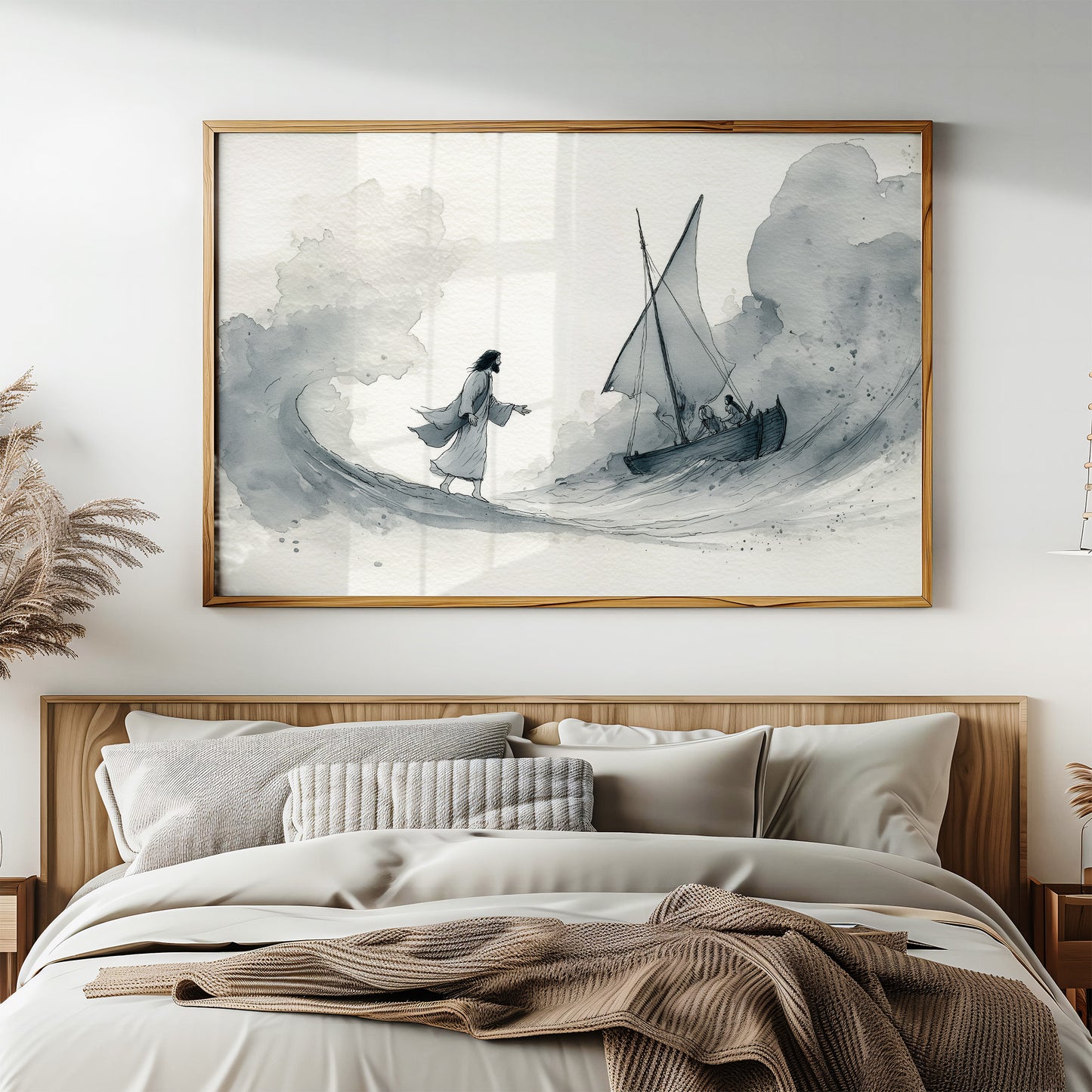 Faith Walks Upon Stormy Waters