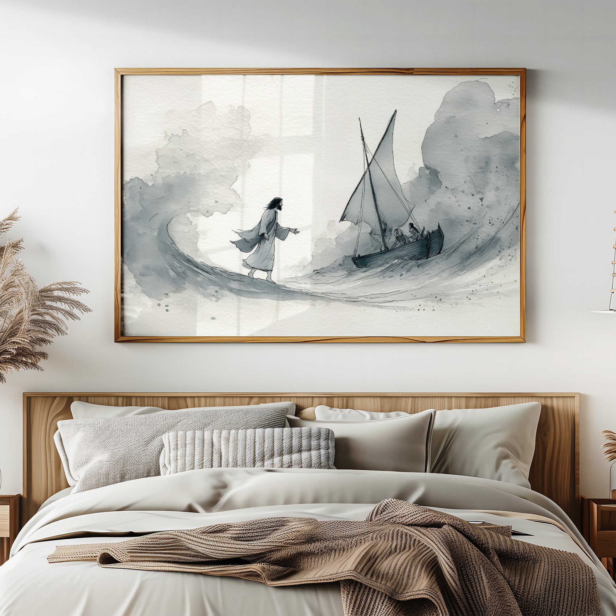 Faith Walks Upon Stormy Waters