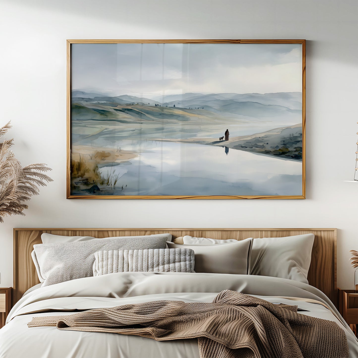 Solitude By The Misty Lake