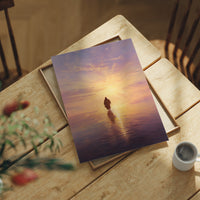 Solitary Path Into Golden Waters