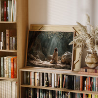 Sunbeams Pierce The Forest Silence