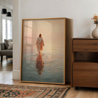 Steps Into Dawn's Gentle Waters