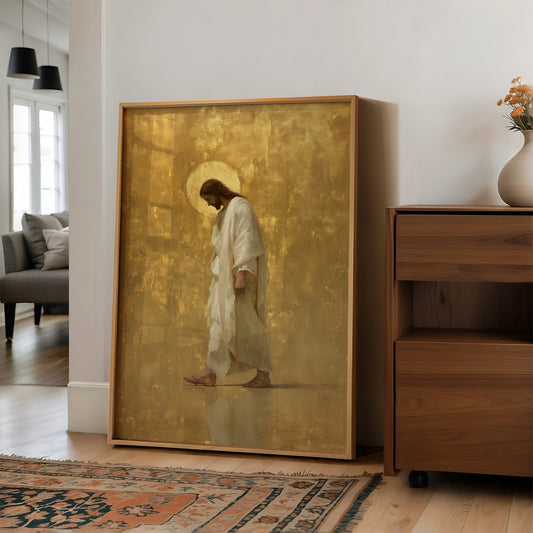 Golden Light Upon Humble Steps