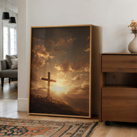 Sunlit Promise On Calvary Hill