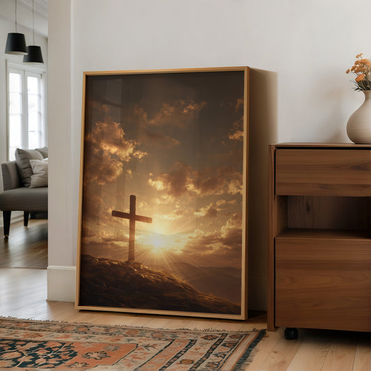 Sunlit Promise On Calvary Hill