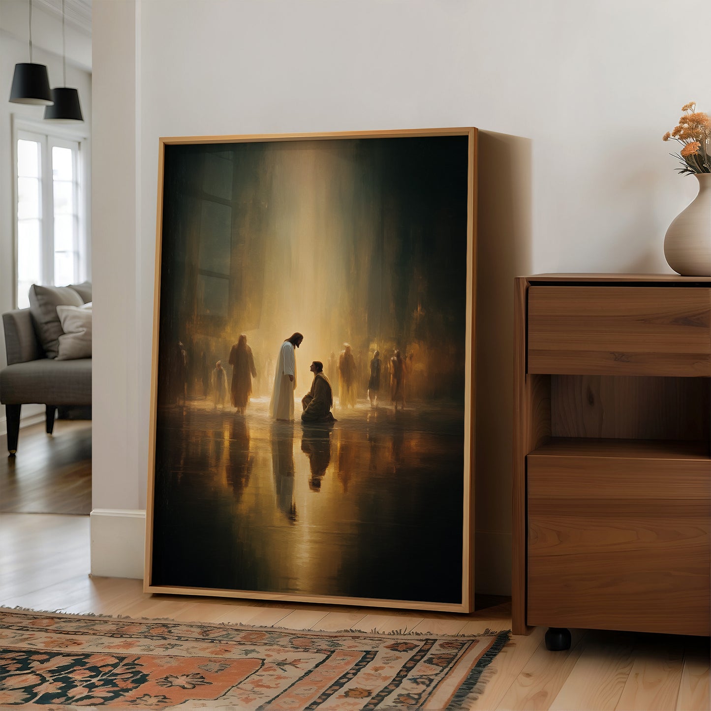 Light Breaks Through Ancient Waters