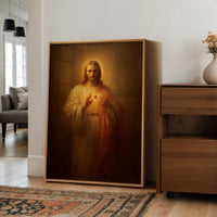 Faith Rests On Weathered Wood