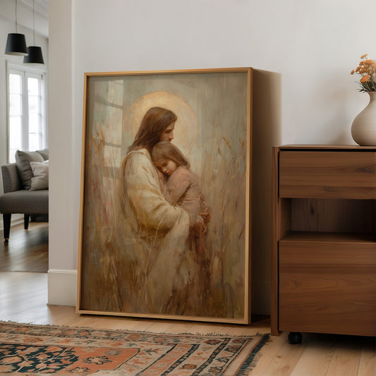 Comfort Held In Golden Light