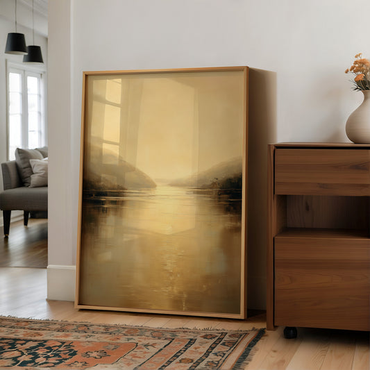 Amber Memories On Wooden Table