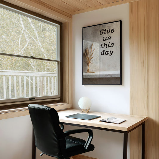 Morning Prayer On Wooden Table
