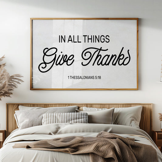 Gratitude Between Wooden Shelves