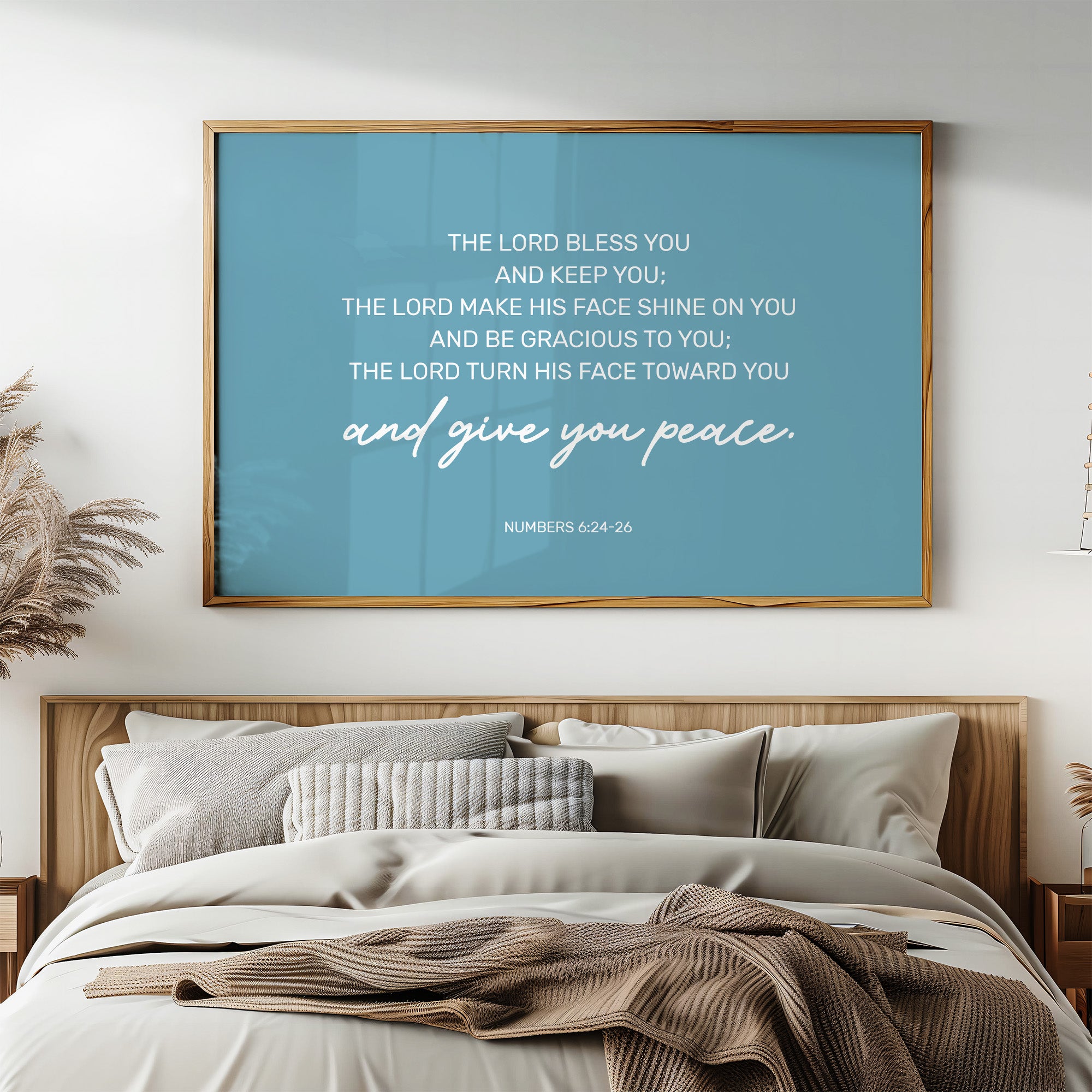 Ancient Blessing On Teal Waters