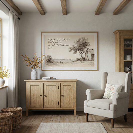 Faith Grows In Quiet Fields