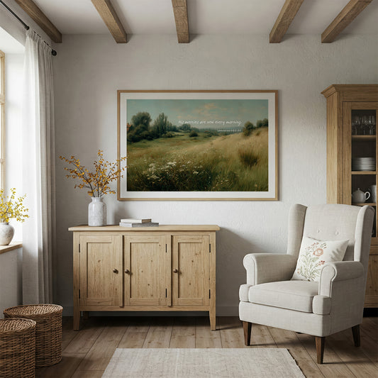 Morning Promise Across Open Fields