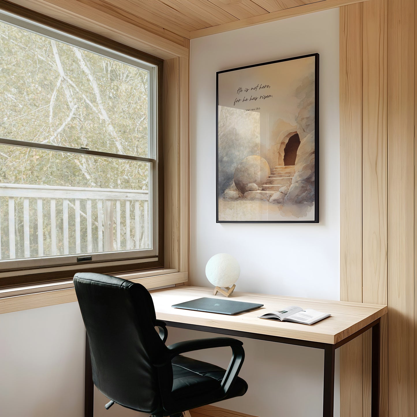 Sacred Words On Wooden Table