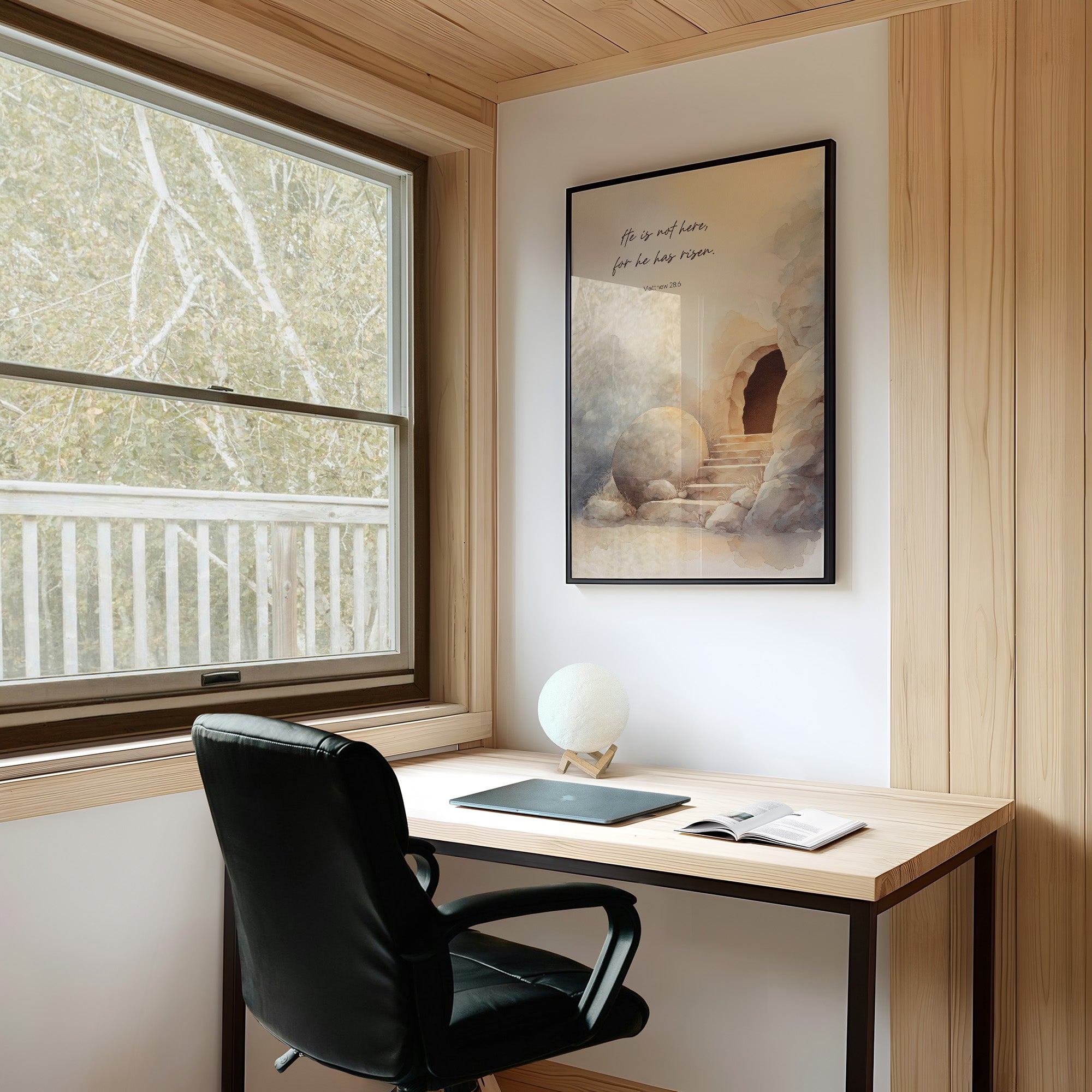 Sacred Words On Wooden Table
