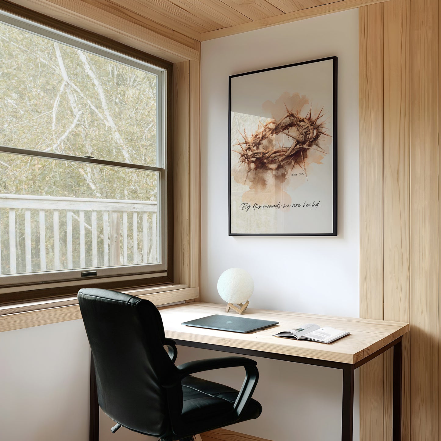 Sacred Words Upon Wooden Altar