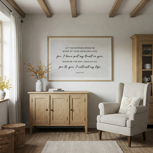 Morning Prayer In Wooden Frames