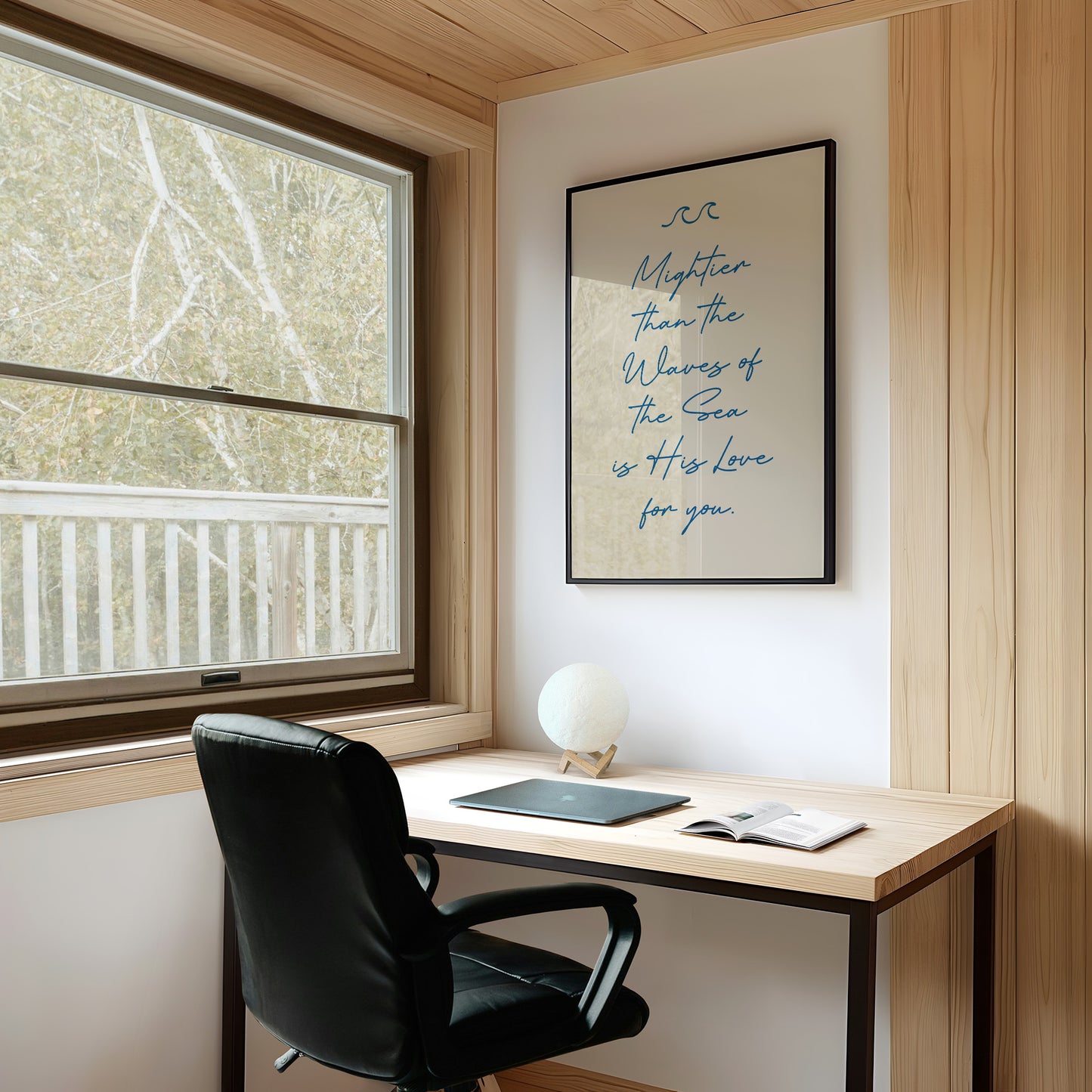 Ocean Promises In Flowing Script