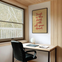 Faith Words In Warm Clay