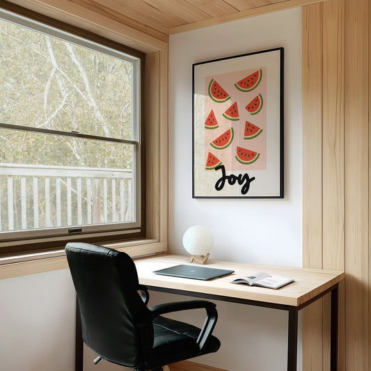 Summer Slices On Coral Canvas