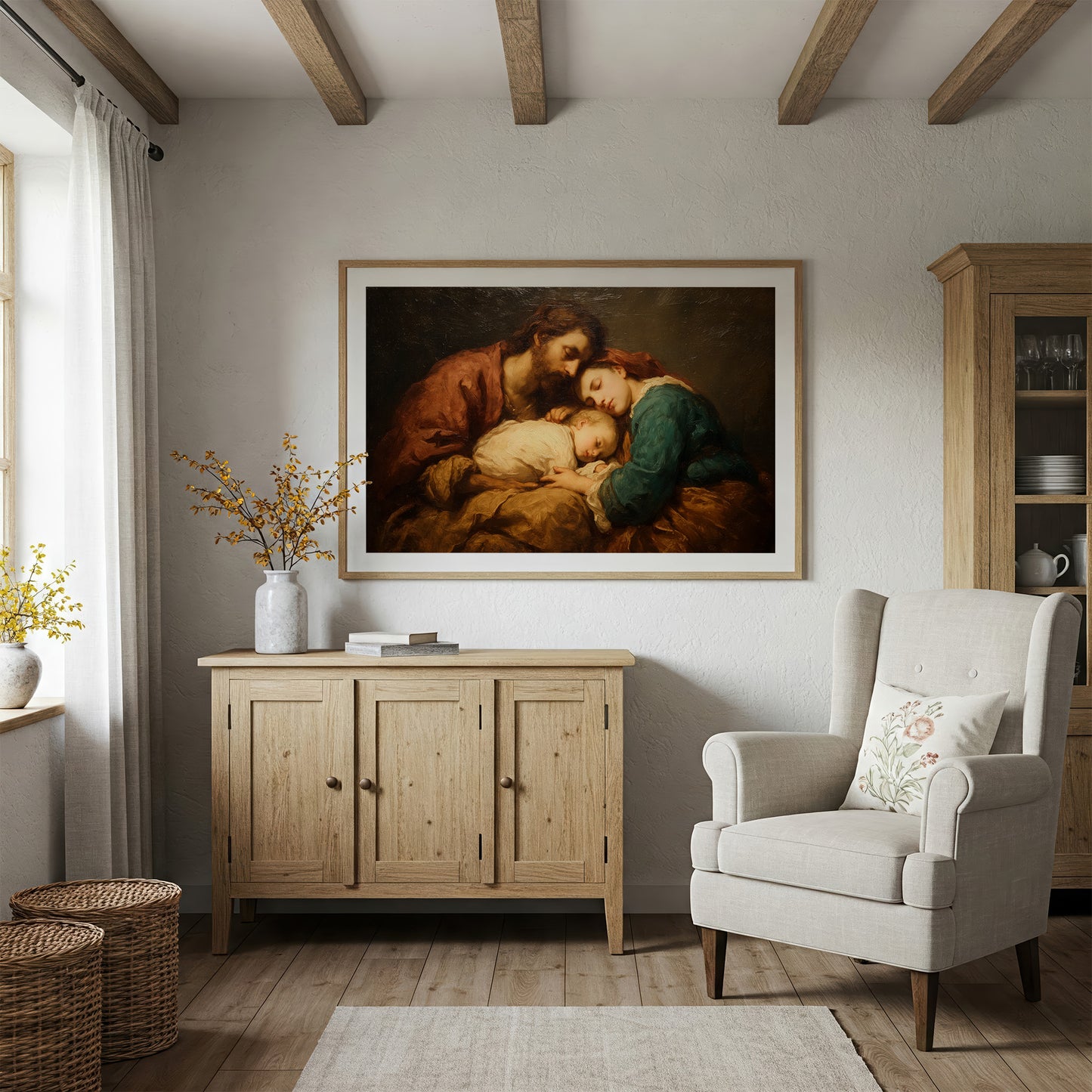 Sacred Slumber in Amber Light